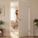 Fully Finished Textured Internal Cottage Door - Durable T...