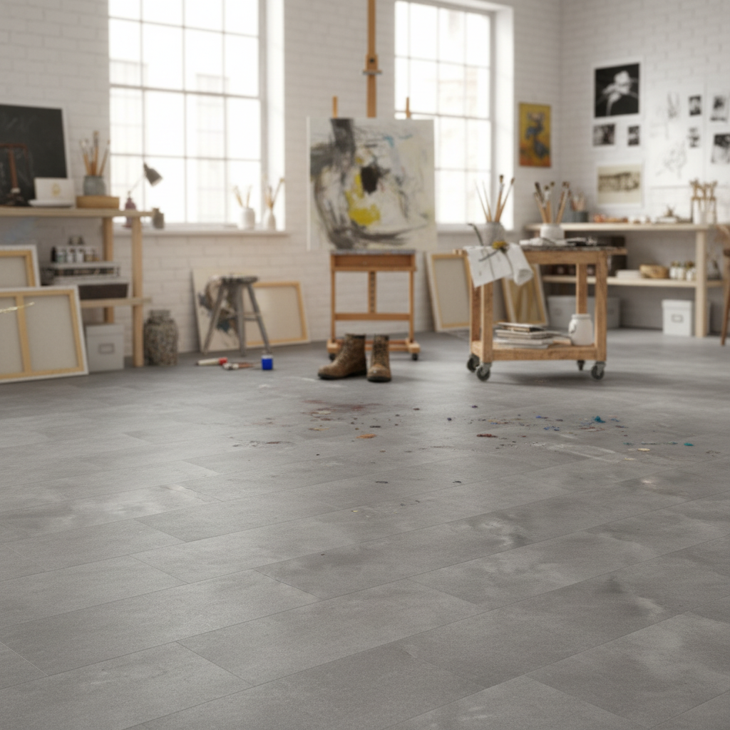 5mm Embossed Purecoat Rigid Core Vinyl Flooring