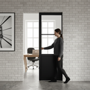 Internal Finished Industrial Studio Pocket Door Set