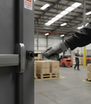 Premium Lever Handle on Square Rose with Matching Escutcheons for Enhanced Style