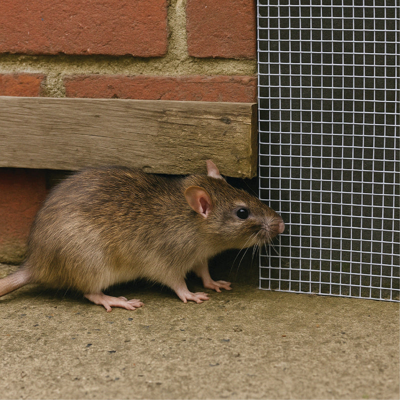 Mole-Proof Welded Wire Mesh – 6mm Square Holes, Stainless Steel Ground Barrier