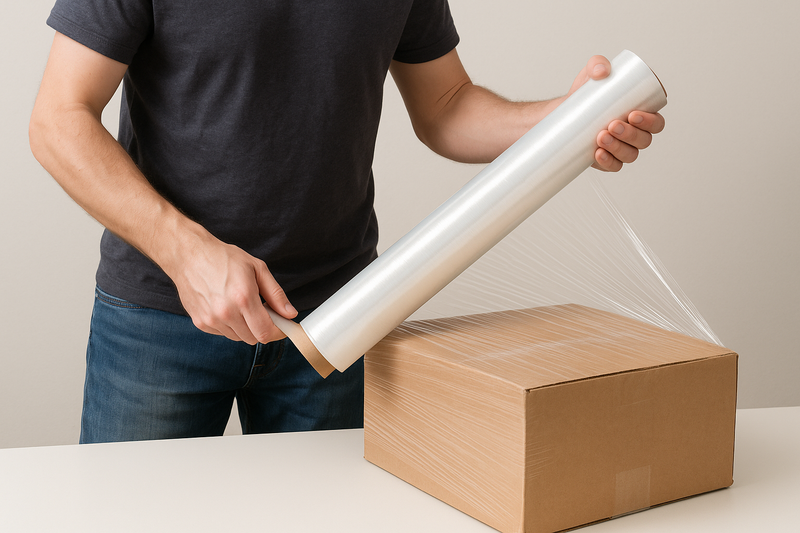 Premium Stretch Wrap Film High-Performance Clear Pallet Wrap Silent Cast Strong Blown Standard Core