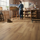 Premium Comfort Luxe Plus 12mm Laminate Flooring with Natural Oak Effect and Cork Underlay for Enhanced Comfort