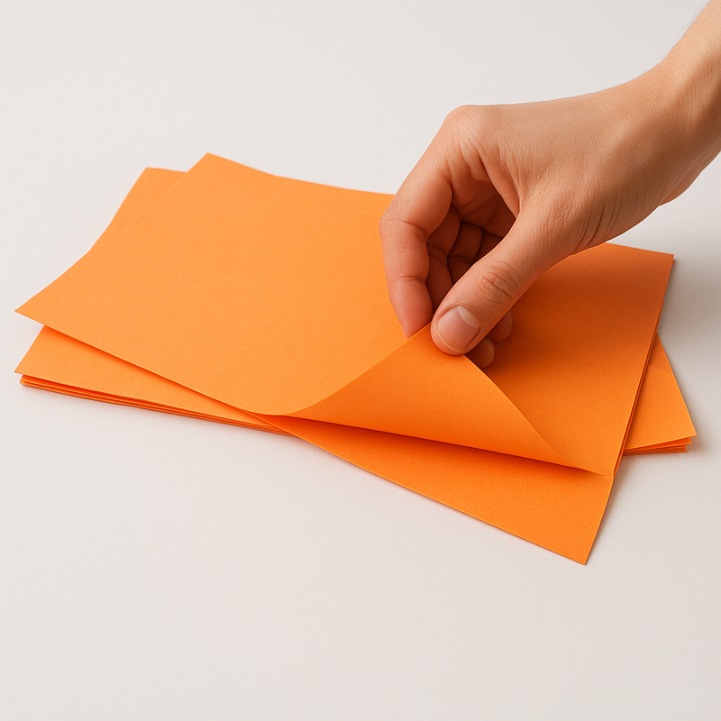 Premium Orange Tissue Paper 16gsm Vibrant Machine Glazed Sheets Perfect for Retail Gifts Packaging