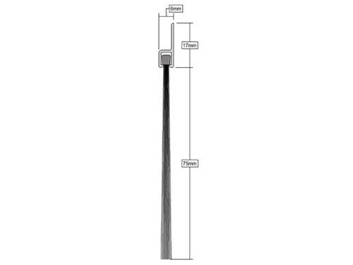 Industrial Aluminium Effect Door Brush Seals For Garage & Commercial Doors