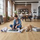 Premium Supernatural Classic 8mm Embossed Laminate Flooring - Water-Resistant Surface for Moisture Protection