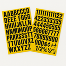 Flexible Magnetic Number Sheet 23mm Durable High-Visibility Digits for Industrial Inventory Use