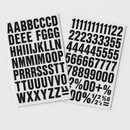 Flexible Magnetic Number Sheet 23mm Durable High-Visibility Digits for Industrial Inventory Use