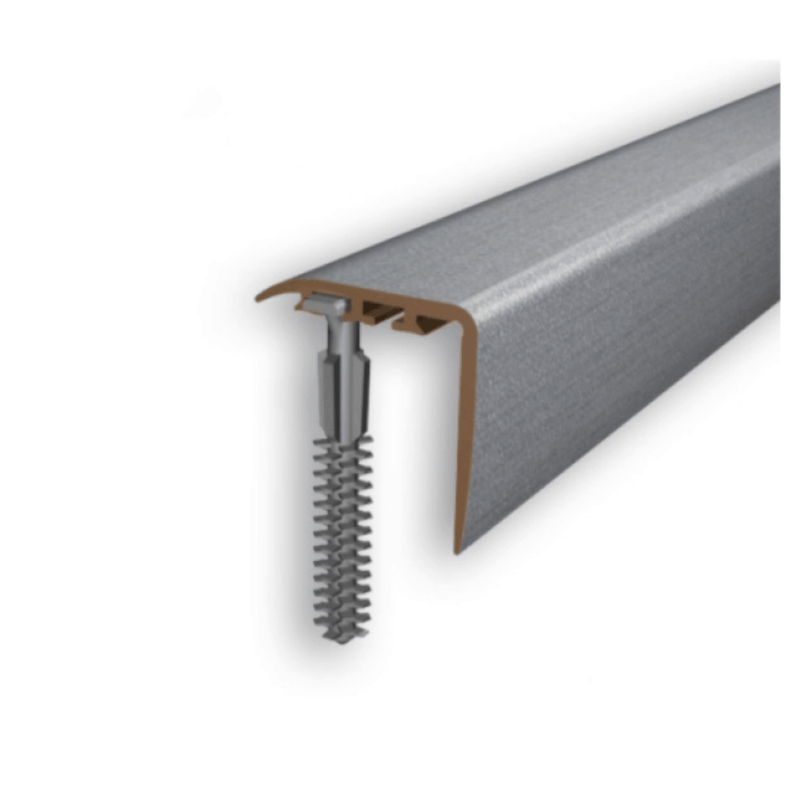 Premium 30x30mm PVC Wood Effect Stair Nosing Trim High-Performance Noise-Reducing & Easy-Install Edge Protector for Home & Commercial Use