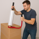 Premium Steel Stretch Film Holder for 400–500mm Rolls Fits 38–75mm Cores Industrial Warehouse Tool