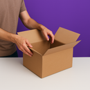 Premium Single Wall Brown Cardboard Boxes Multi-Score Height Eco-Friendly Packaging Durable Shipping Boxes