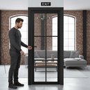 Internal Fully Finished 6 Light Clear Glass Industrial St...