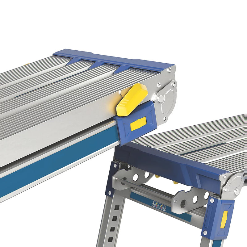 Industrial Quality Lightweight Aluminium Folding Work Platform  - 760mm x 1.17m