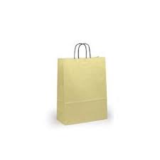 Premium Ivory Paper Bags with Twist Handle Eco-Friendly Retail Event Packaging