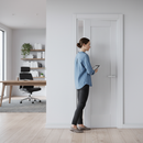 White Internal Fluted Pattern 10 Panelled Door