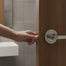 Polished Chrome Bathroom Turn & Release | Privacy Lock | Internal Doors