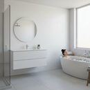 Matt White PVC Gloss Waterproof Wall Panelling