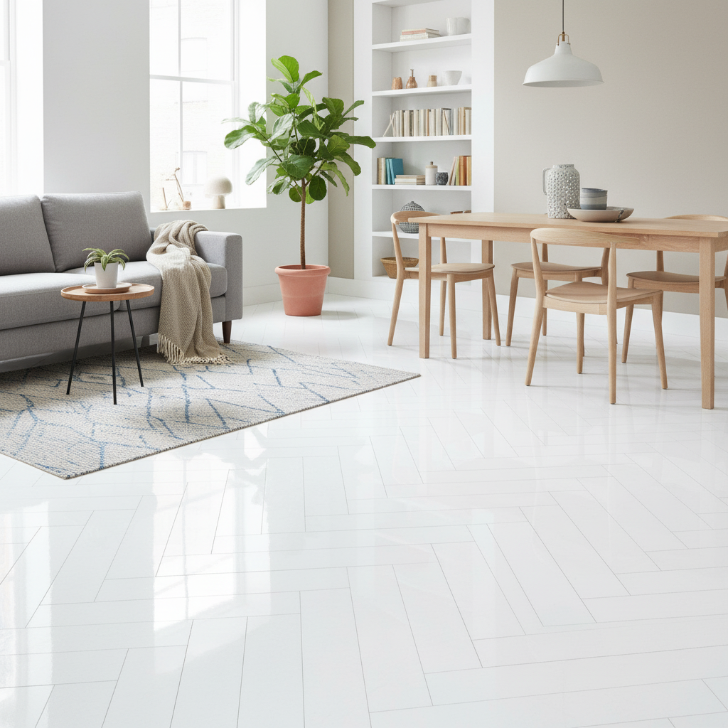 6mm High Gloss Luxury Vinyl Flooring