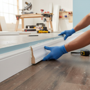 White Painted Ogee Skirting Board - 2.4m Length, 17.5mm T...