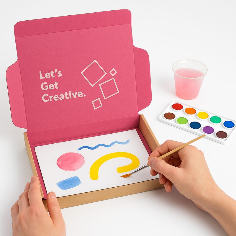 High-Performance Quick Seal Postal Boxes Brown/White Dual Tone with Printed Interior No Tape Peel Seal Eco-Friendly