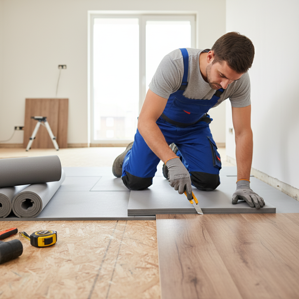 Premium 5mm XPS Foam Underlay for Wood and Laminate Flooring - High Compression Strength and Excellent Insulation