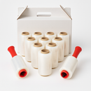 Premium Mini Pallet Wrap 100mm x 150m High-Strength 15 Micron Film Tear-Resistant Handy Wrap for Secure Packaging