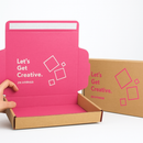 High-Performance Quick Seal Postal Boxes Brown/White Dual Tone with Printed Interior No Tape Peel Seal Eco-Friendly