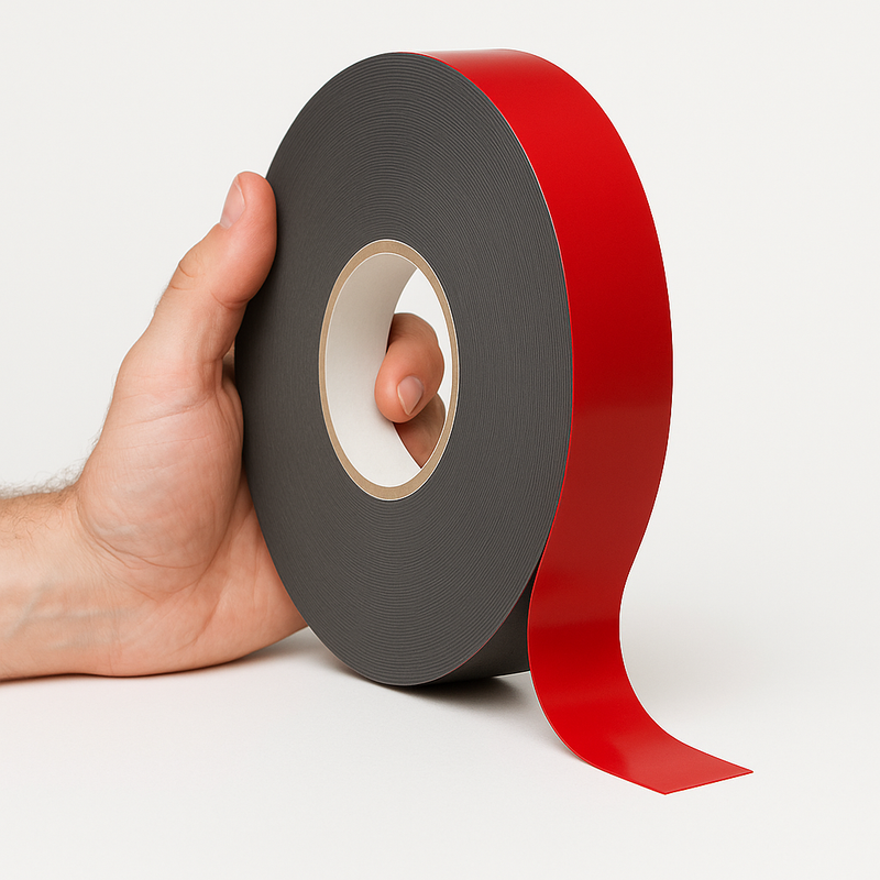 Premium Double-Sided Foam Tape 12mm x 1.1mm x 33m Heat-Resistant Industrial Bond