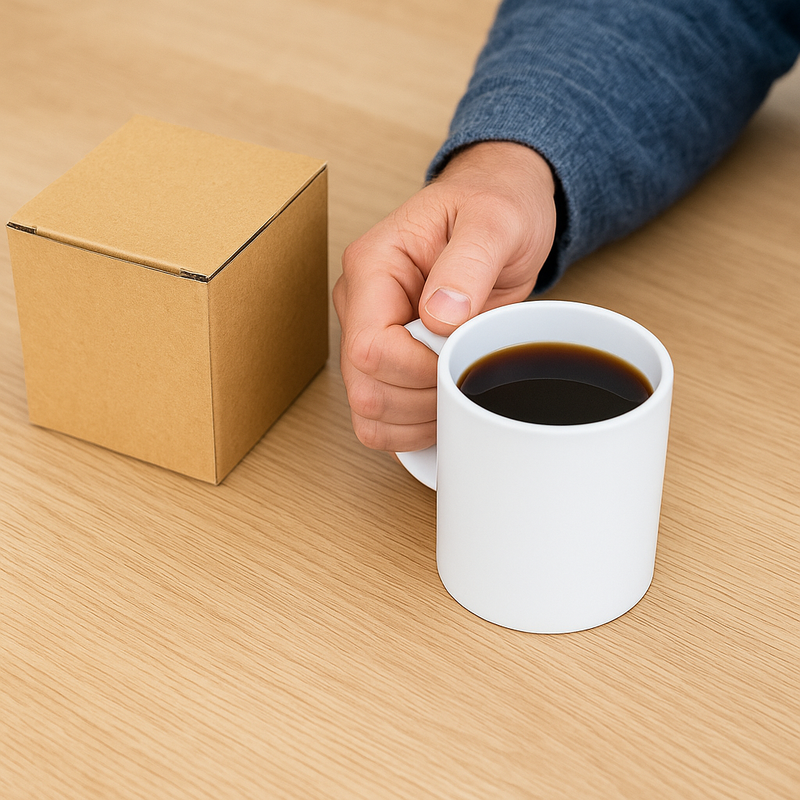Heavy-Duty Mug Shipping Boxes Eco-Friendly Double Wall Cardboard with Built-In Dividers Ideal for Retailers Potters