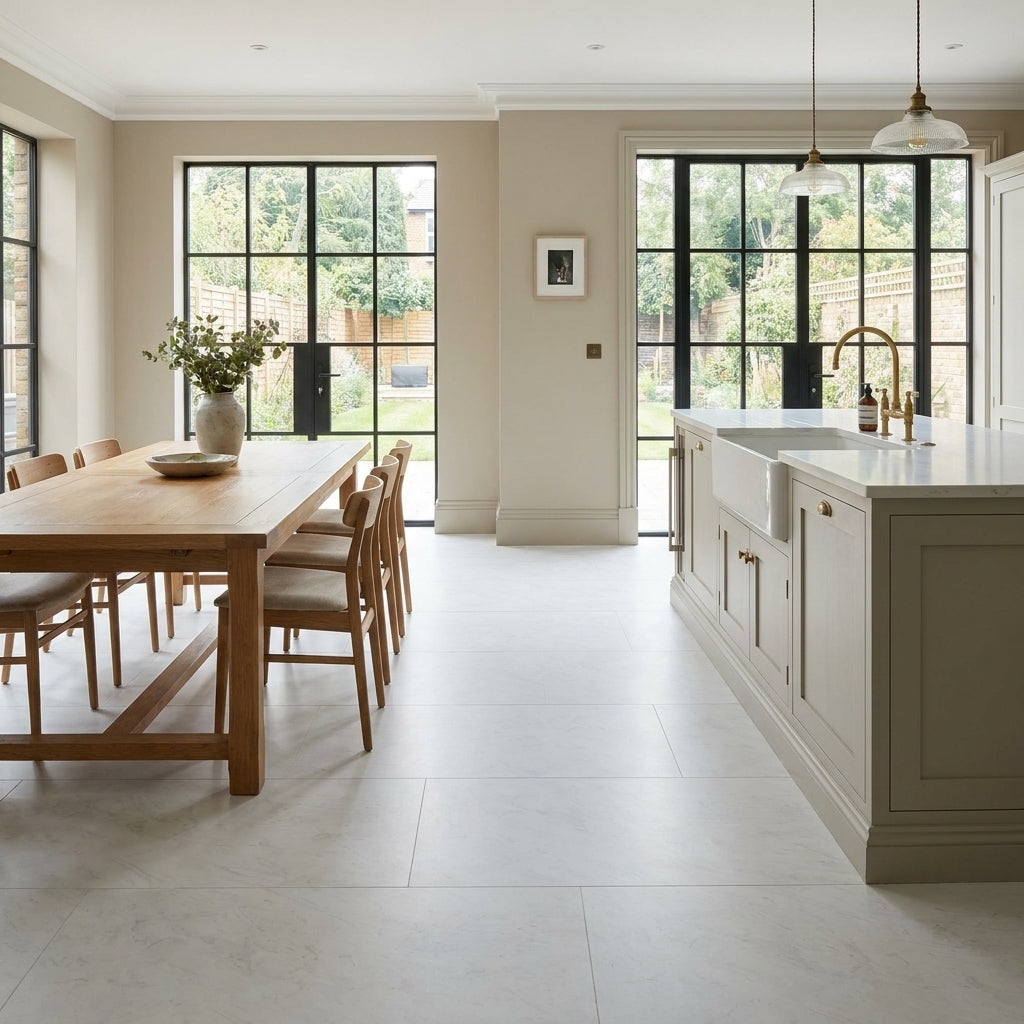 8mm Water-Resistant Matt Laminate Flooring, 1182 x 601 mm, 4V Bevel Edge