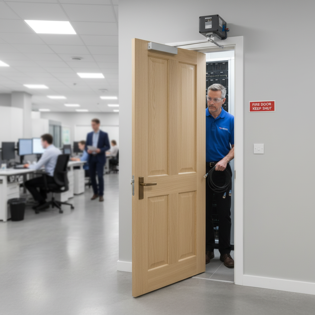 Premium Fully Finished Internal 4 Panel Fire Door with 30-Minute Fire Resistance for Enhanced Safety and Style