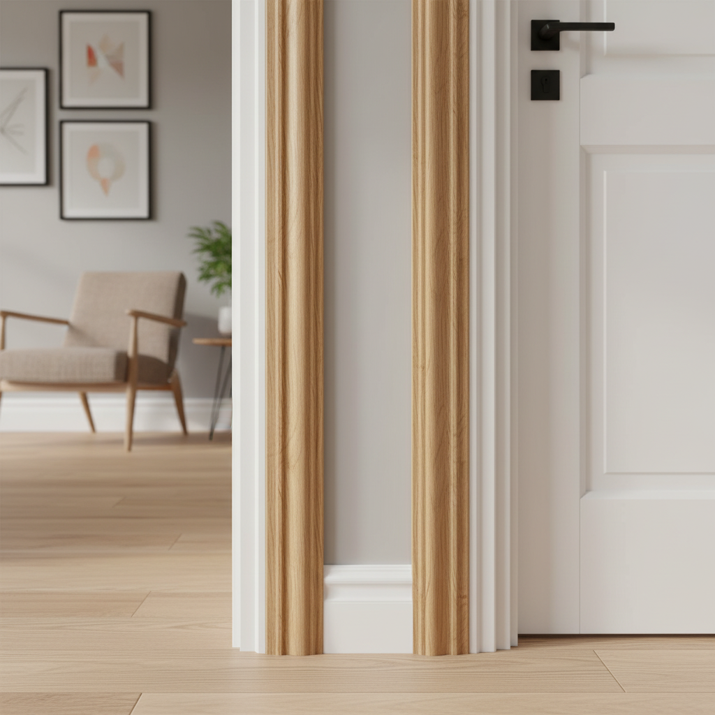 Fully Finished Oak Ogee Architrave Pack of 5 - 2.1m Length
