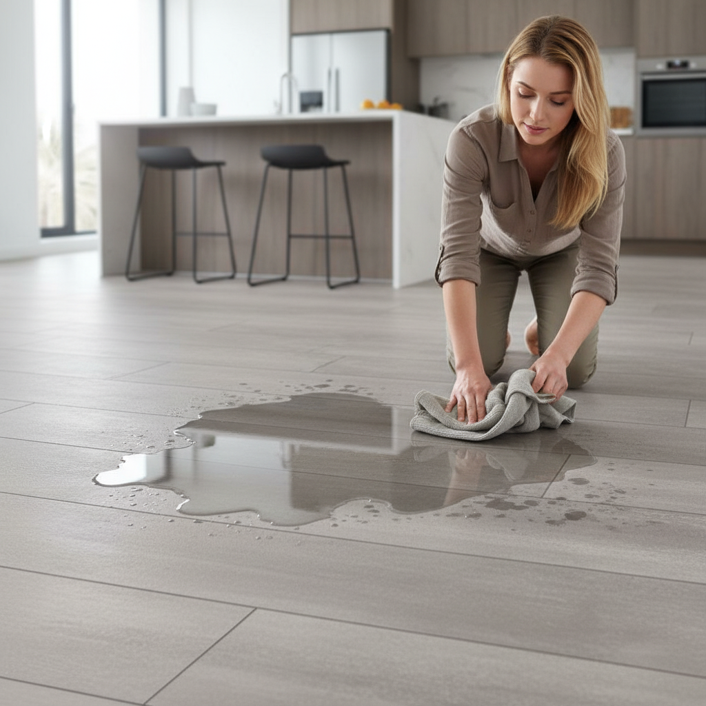 Aqua Pro Water-Resistant 8mm Laminate Flooring - Versatil...