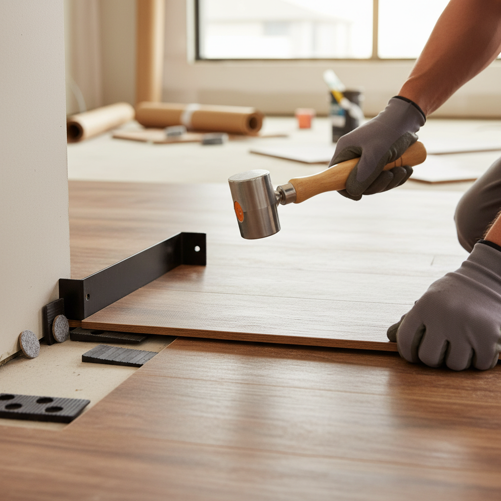 LVT Flooring Installation Kit with Hammering Block, Floor...