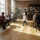 Herringbone 14mm Brushed and Oiled Engineered Real Wood F...