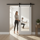 White Internal Primed Cottage Sliding Door