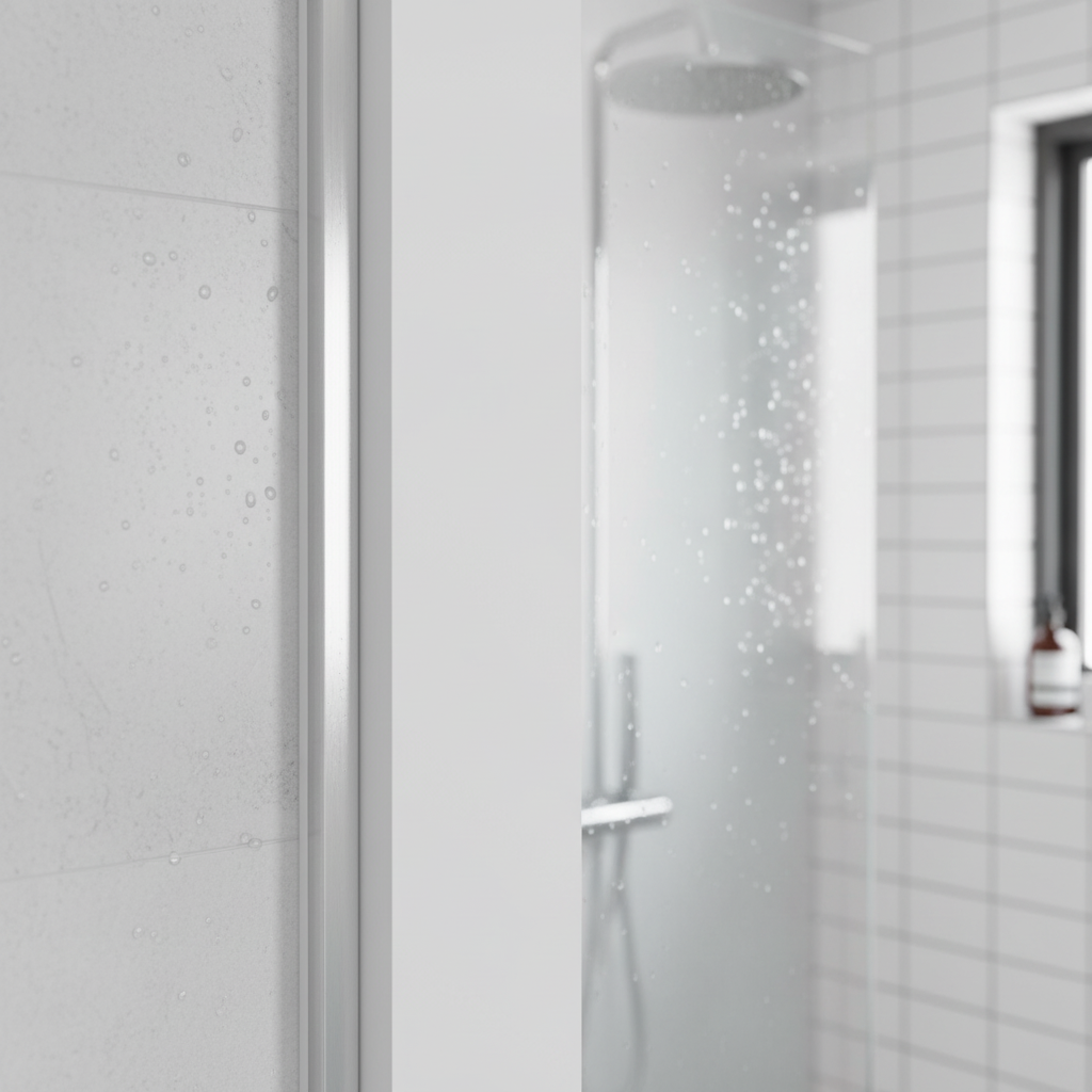 PVC Shower Wall Panelling External Corner Trim for Seamle...