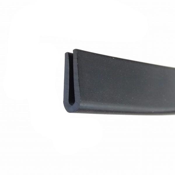 Flexible EPDM Rubber U-Channel Trim for Product Finishing and Enclosures