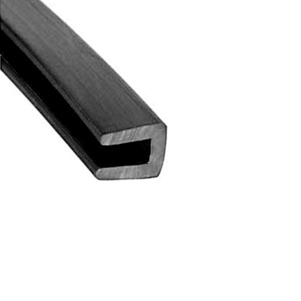 Heavy Duty 6mm Flexible EPDM Rubber Square Profile Rubber Edge Trim for Cars and Trucks