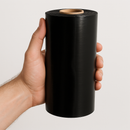 Premium Black Cast Machine Film High-Stretch Pallet Wrap for Turntable Machines Theft-Resistant