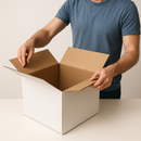 Premium Medium Duty Cardboard Boxes Multi-Score Height Eco-Friendly Single Wall Cartons for Storage Shipping