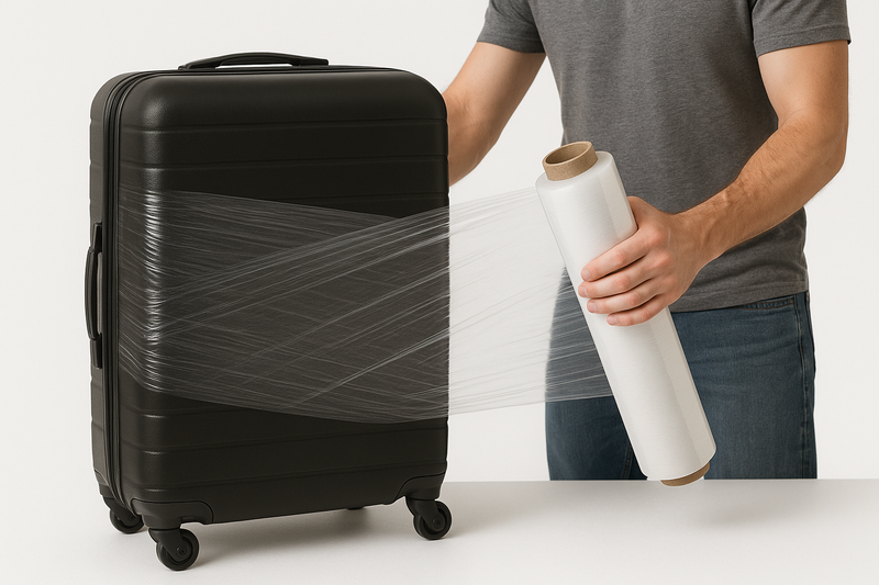 Heavy-Duty Stretch Wrap Blown Pallet Film with Built-In Extended Core Cold Resistant Made