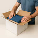 Premium Medium Duty Cardboard Boxes Multi-Score Height Eco-Friendly Single Wall Cartons for Storage Shipping