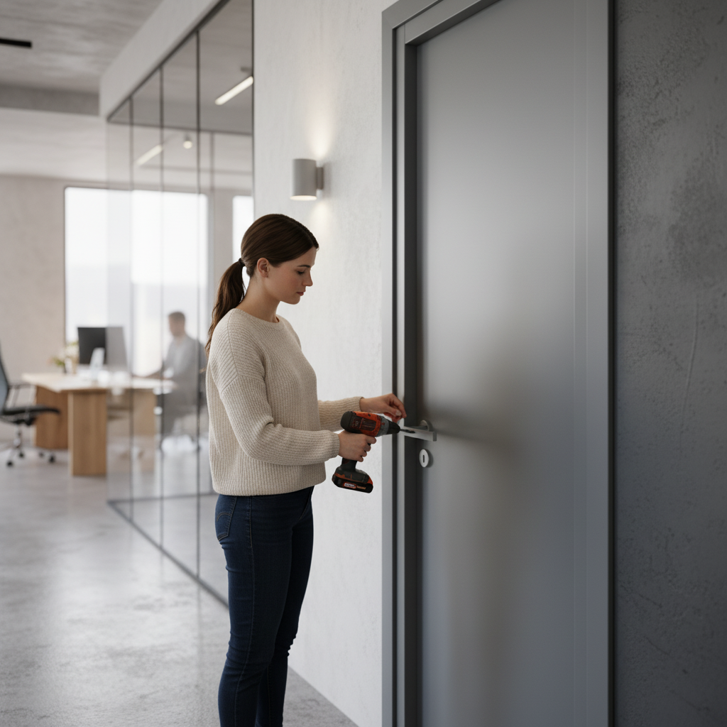 Premium Internal Fully Finished 1 Panel Slim Line Shaker Door with Light-Enhancing Design and Cost-Effective Timber Construction