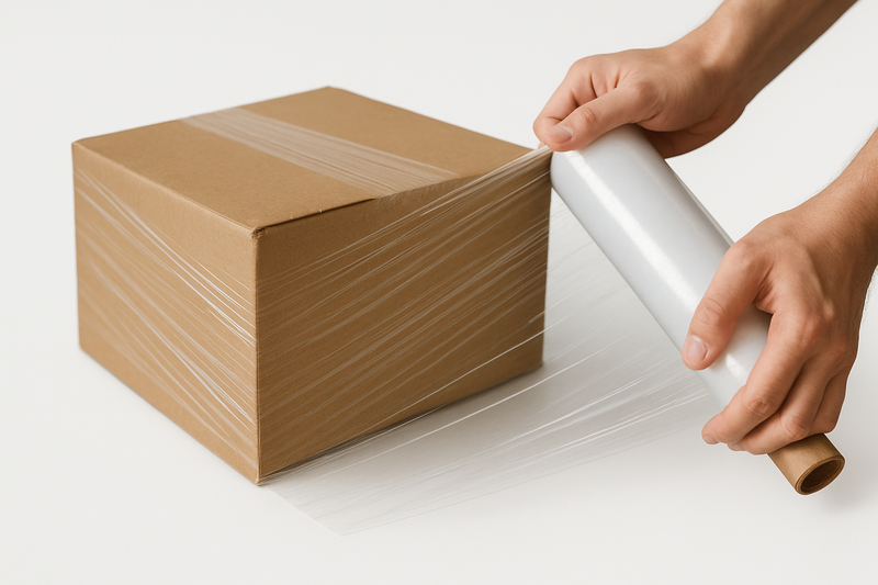 Heavy-Duty Stretch Wrap Blown Pallet Film with Built-In Extended Core Cold Resistant Made