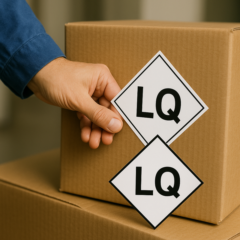 Premium LQ Hazard Labels Best-Selling Industrial Safety Stickers for Boxes Pallets