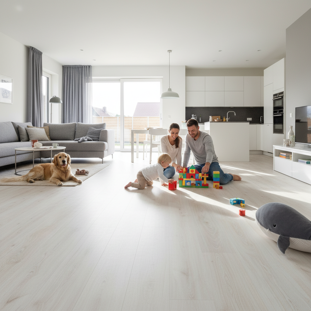 6mm Laminate Flooring with Water-Resistant Surface