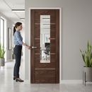 Premium Internal Fully Finished Venice 1 Light Clear Glass Made-to-Measure Door for Custom Interiors