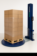 High-Stretch Pallet Wrap Machine Ecoplat Plus Base with Adjustable Speeds