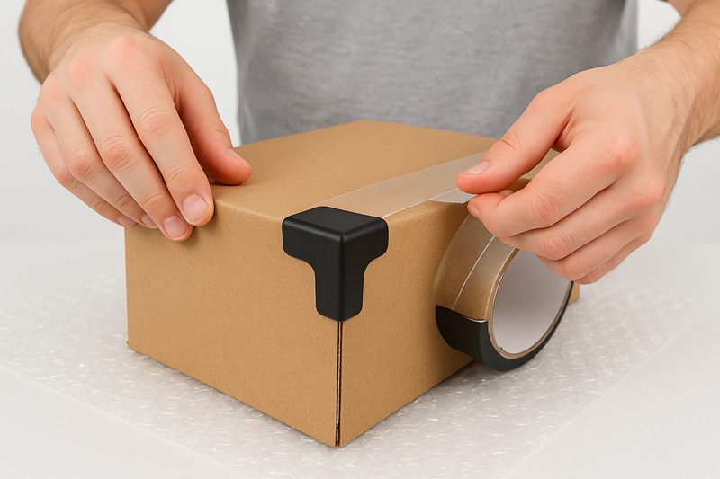 Premium Plastic Corner Protectors 60mm Heavy-Duty Impact Shield for Shipping (1000 Pack)